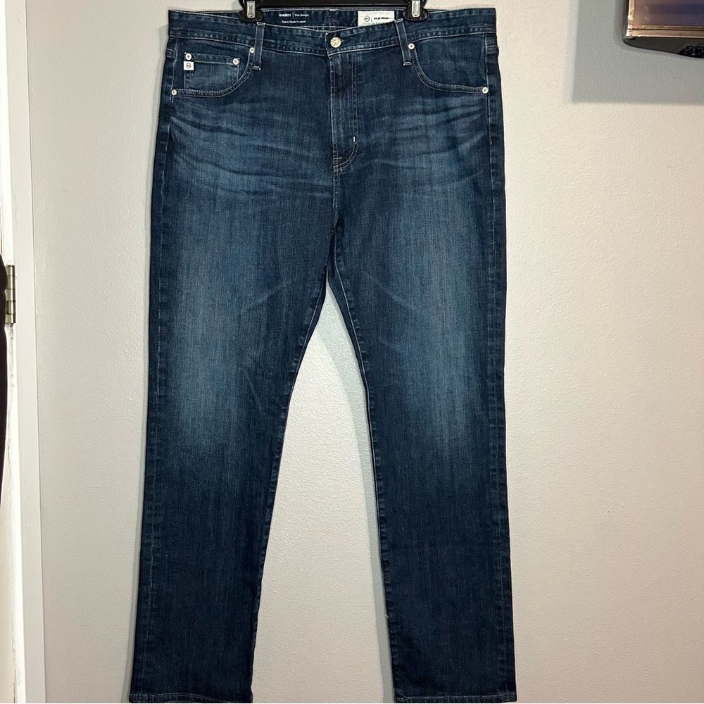 AG Denim Everett slim straight dark wash denim jeans men's size 40x33